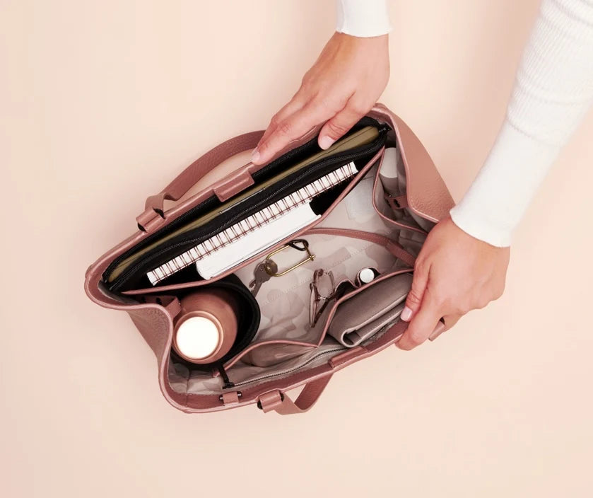 Organized bag interior