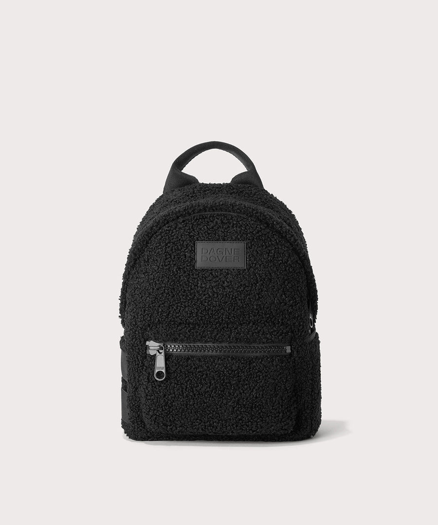 Dakota Backpack in Onyx Shearling , Small