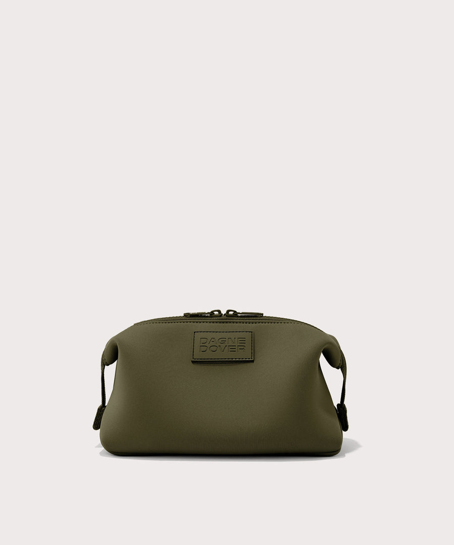Hunter Toiletry Bag in Dark Moss, Large