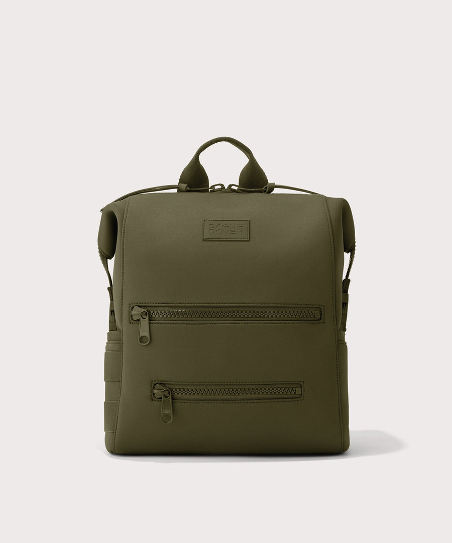 Indi Diaper Backpack in Dark Moss, Medium